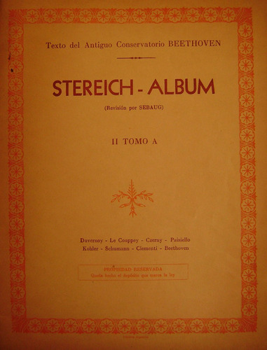 Stereich-revision Sebaug Ii Tomo A-buen Estado