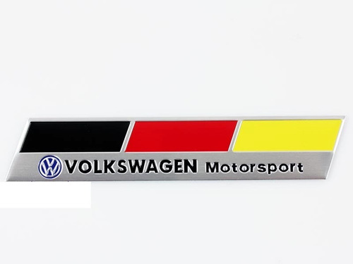 Emblema Badge Em Metal - Volkswagen Motorsport