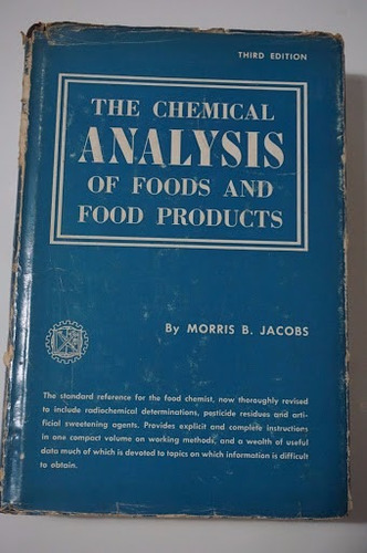 The Chemical Analysis Of Foods And Food Products