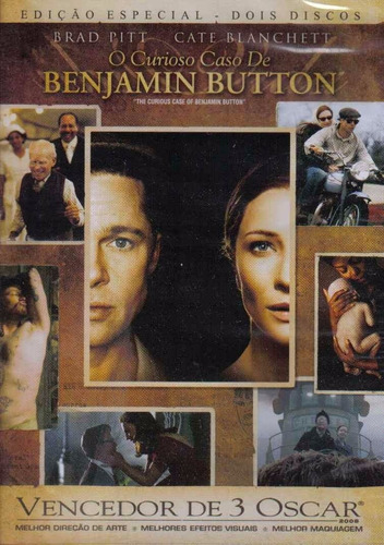 Dvd O Curioso Caso De Benjamin Button 