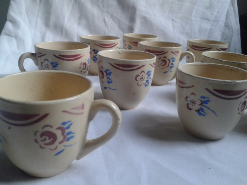 Lote De 10 Tazas Ket G Luneville France Envios Mdq