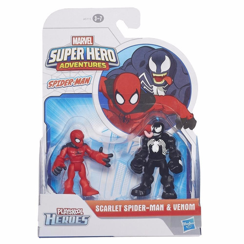 Figura Superhéroes Hombre Araña Y Venom 8cm