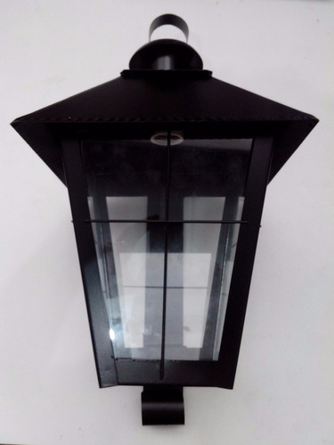 Farol   De Iluminacion Exterior M  Con Base Para Pared