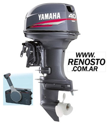 Imagen 1 de 6 de Motores Yamaha 40hp 2t Arranque Eléctrico Pata Corta Renosto