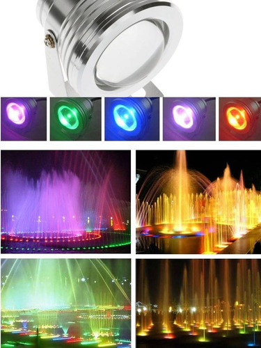 Lampara Iluminacion Para Jacuzzi/fuentes/piscinas Multicolor