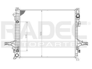 Radiador Volvo Xc60 2007-2008-2009-2010 L4/v6 2.5/3.2lts Aut