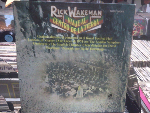 Rick Wakeman Viaje Al Centro De La Tierra Lp + Insert