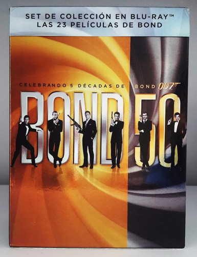 007 50 Aniversario James Bond Boxset 23 Peliculas Blu-ray