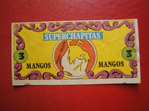 Figuritas Mangos Super Chapitas Perro Ovejero Año 1972