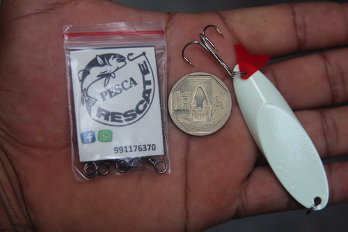 Señuelos Cucharas Fosforescente De 42gm