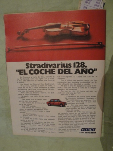 Publicidad Fiat 128 Año 1975