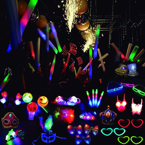 Pulseras Brazalete Happy Led Silicona Cotillon Luminoso X 10