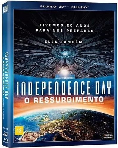 Blu-ray 3d + 2d Independence Day : O Ressurgimento  Original