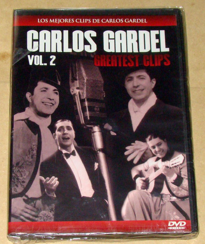 Carlos Gardel Vol 2 Greatest Clips Dvd Sellado / Kktus