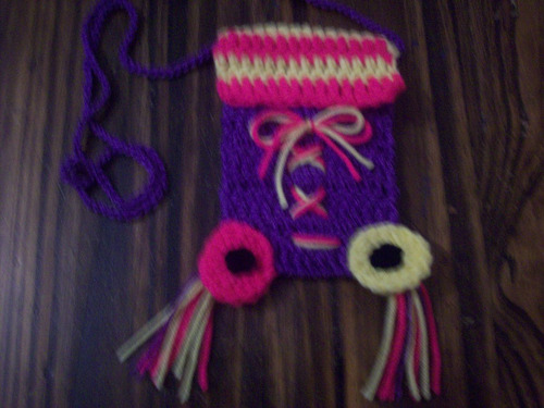 Cartera Soy Luna-para Celular O Para Nenas- En Crochet-