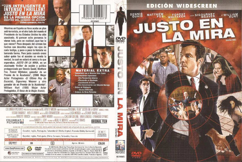 Justo En La Mira Dvd Dennis Quaid Matthew Fox Sigourney Weav