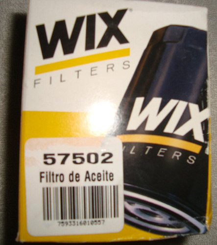 Filtro De Aceite  Para Explorer, Mustang, F-150 Wix 57502