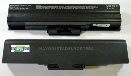 Bateria Para Laptop Sony Bps13 11.1v 5200 Mah Nueva Generica