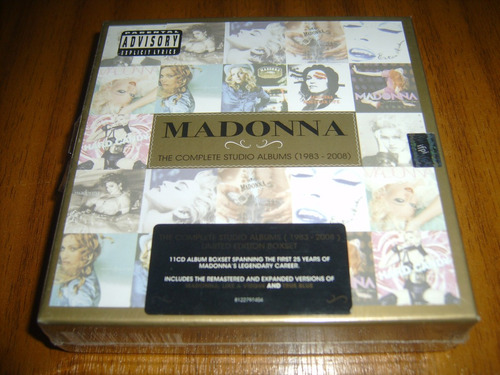 Box Madonna / 11 Cds De Estudio (nuevo Y Sellado) Usa