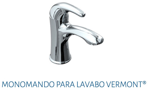 Monomando Para Lavabo Urrea Vermont 9432vm Acero Inoxidable