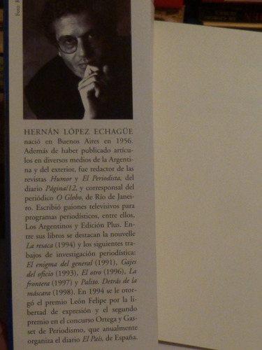 El Hombre Que Rie,biografia C F Ruckauf, H L Echague,2000 (Usado)