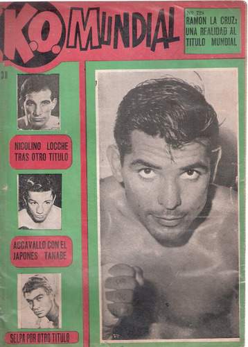 Revista Ko Mundial Boxeo - Nicolino Locche - Accavallo