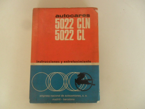 Camion 1967 Pegaso 5022 Manual Instrucciones Antiguo