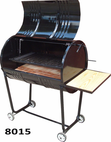 Parrilla Rodante Chulengo Tambor Emparrillado Hierro Redondo