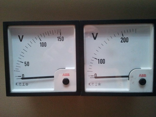 Medidor Abb Panel De Voltaje De 0 A 150 Y 0 A 200 Vac 96x96