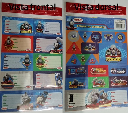 Imagen 5 de 9 de Etiquetas Escolares+stickers Varios Modelos Set De 29, X 2
