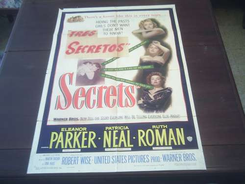 Poster Original Three Secrets Tres Secretos Eleanor Powell