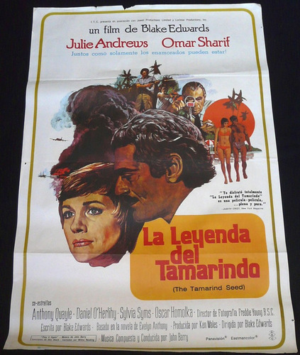 Afiche De Cine Antiguo. La Leyenda Del Tamarindo. 30020