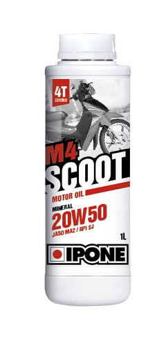 Aceite Motor Ipone M4 Scoot 20w50 Mineral Competicion