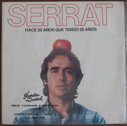 Joan Manuel Serrat - Hace 20 Años Que Tengo 20 Años - 1984