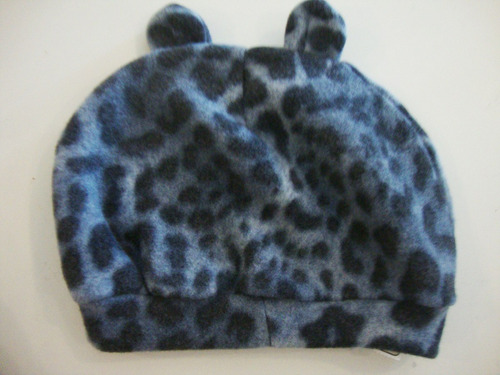 Imagem 2 de 3 de Touca Bebê Em Plush Estampa Animal Print - Oncinha