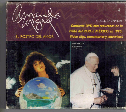 Cd-dvd Amanda Miguel El Rostro Del Amor Edicion Especial (Usado)