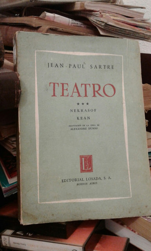 Teatro Jean  Paul Sartre Nekrasov Y Kean