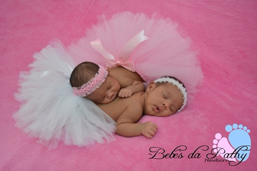 saia de tule newborn