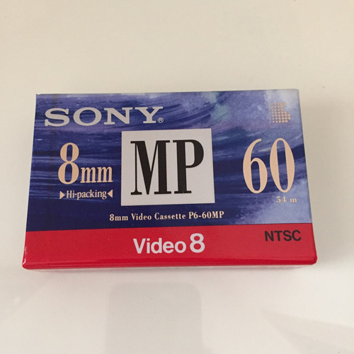 Fita Sony Mp 8mm 60min P/ Filmadora - Nova Lacrada!!!