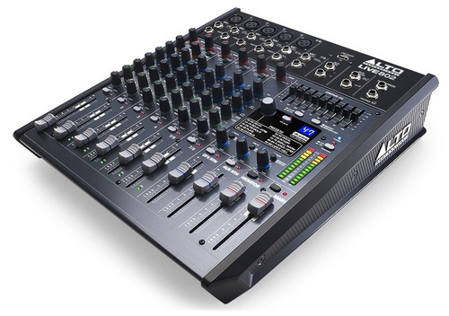 Alto Live 802 Usb Mezcladora Con Compresor Y Efectos Alesis