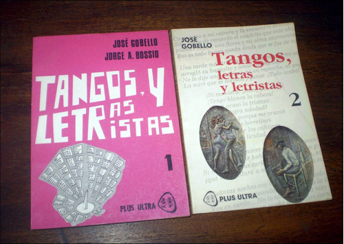 Tangos Y Letristas / 2 Tomos _ Jose Gobello, Jorge Bossio