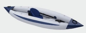 Kayak Inflable 1 Persona Mochila Inflador Remo V. Urquiza