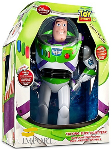 Muñeco Buzz Lightyear 30cm Toy Story Habla En Ingles Disney