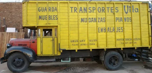 Camión Dodge Mudanzas Año 1947 Pieza De Colección - Museo