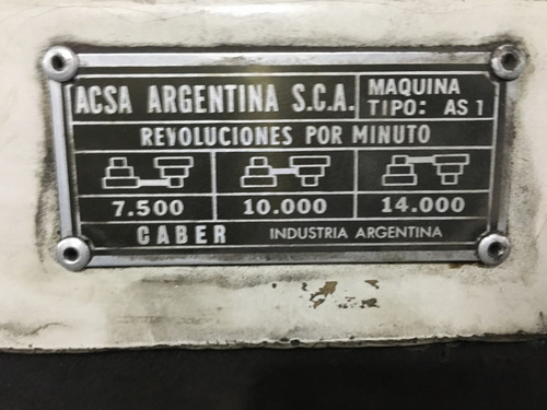 Agujereadora Caber 14000rpm 8mm P/ Agujeros De Precision (Usado)