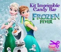 Comprar Kit Imprimible Candy Bar Frozen Fever 2015