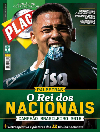 Revista Placar 1422 A - Palmeiras - O Rei Dos Nacionais