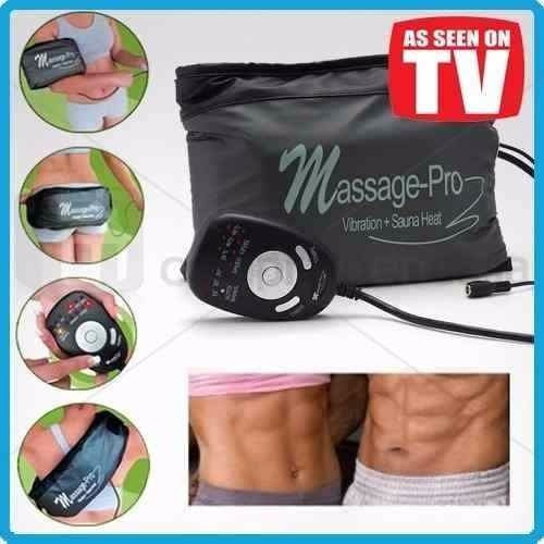 Cinturon Masajeador Con Vibracion Y Calor Massage Pro 12v