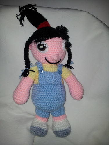 Muñeca Agnes  Mi Villano Favorito Al Crochet Artesanal.