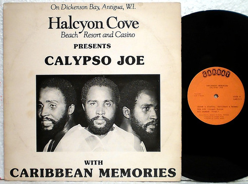 Calypso Joe C/ Caribbean Memories Vinilo Lp Jamaica Reggae